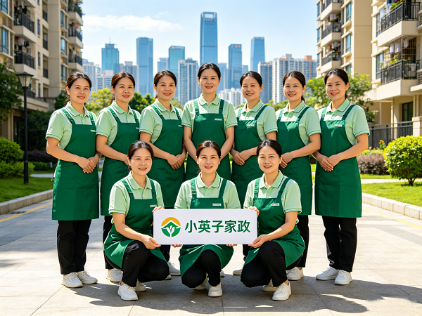 小英子家政自营保洁团队